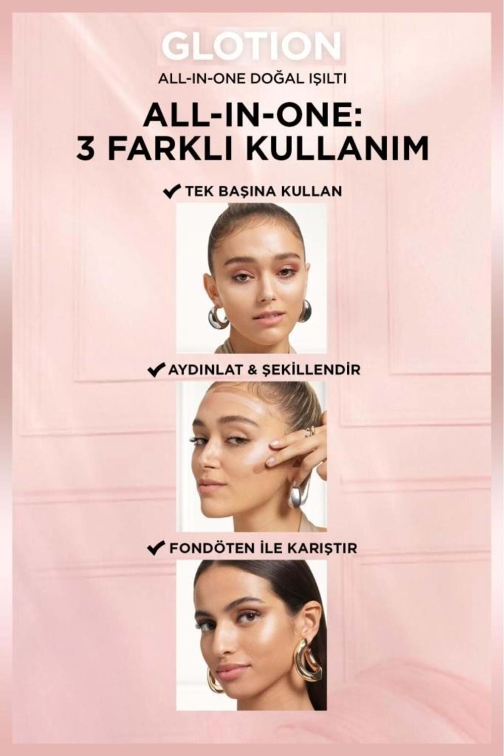 Loreal Paris Glotion All-ın-one Doğal Işıltı 902 - Light Glow 40 ml