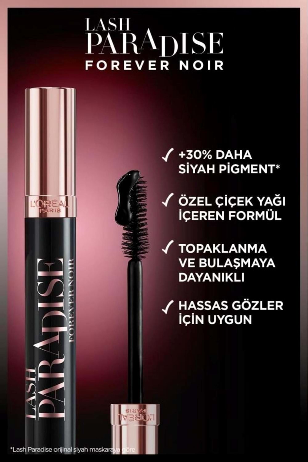 Loreal Paris Lash Paradise Forever Noir Maskara