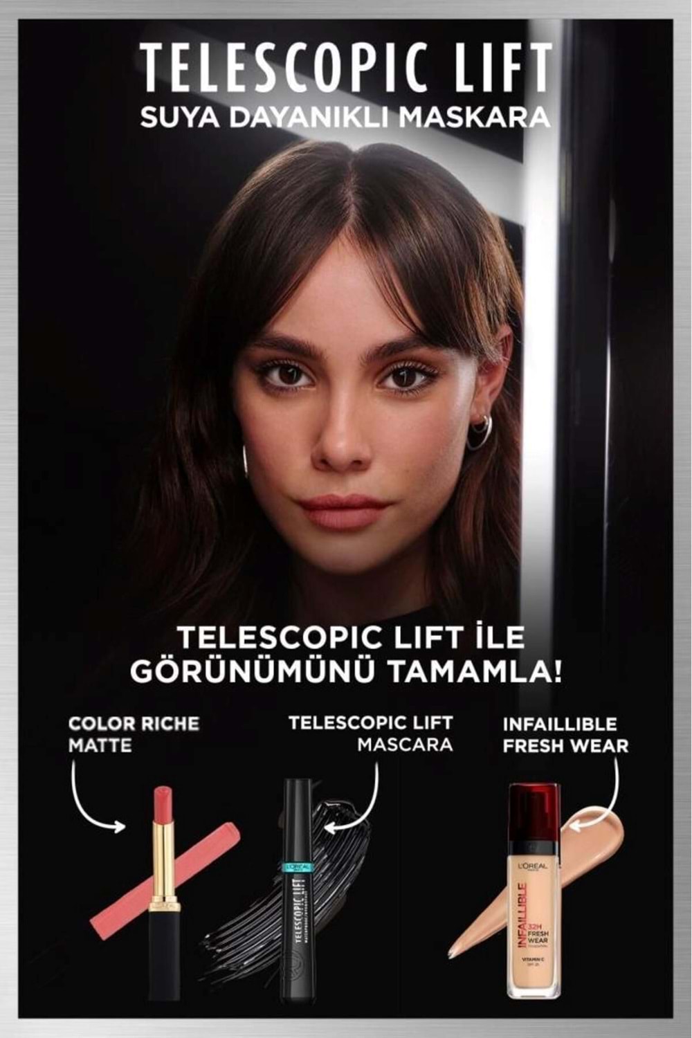 Loreal Paris Telescopic Lift Suya Dayanıklı Maskara