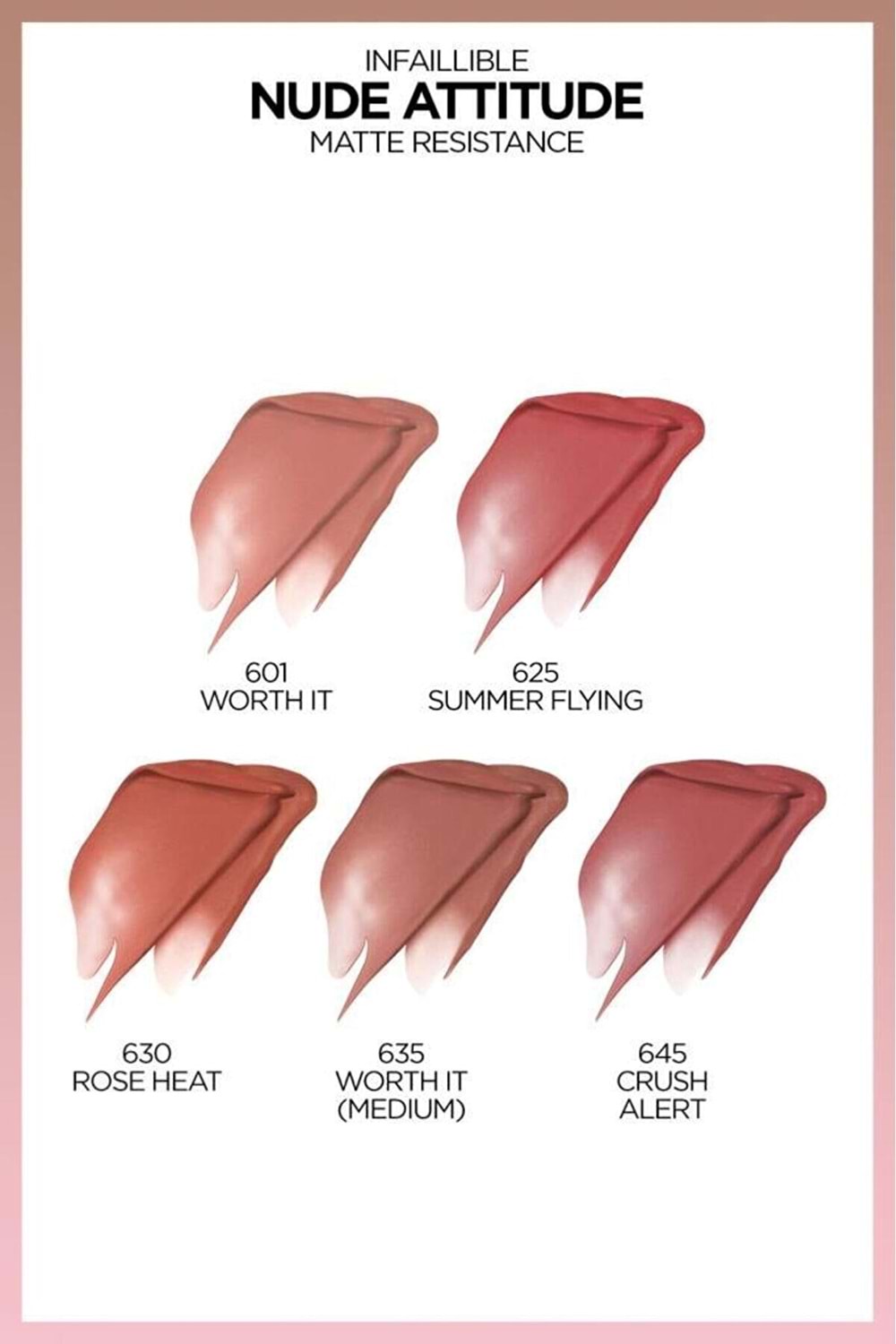 Loreal Paris Infaillible Matte Resistance Likit Mat Ruj - 625 Summer Flying