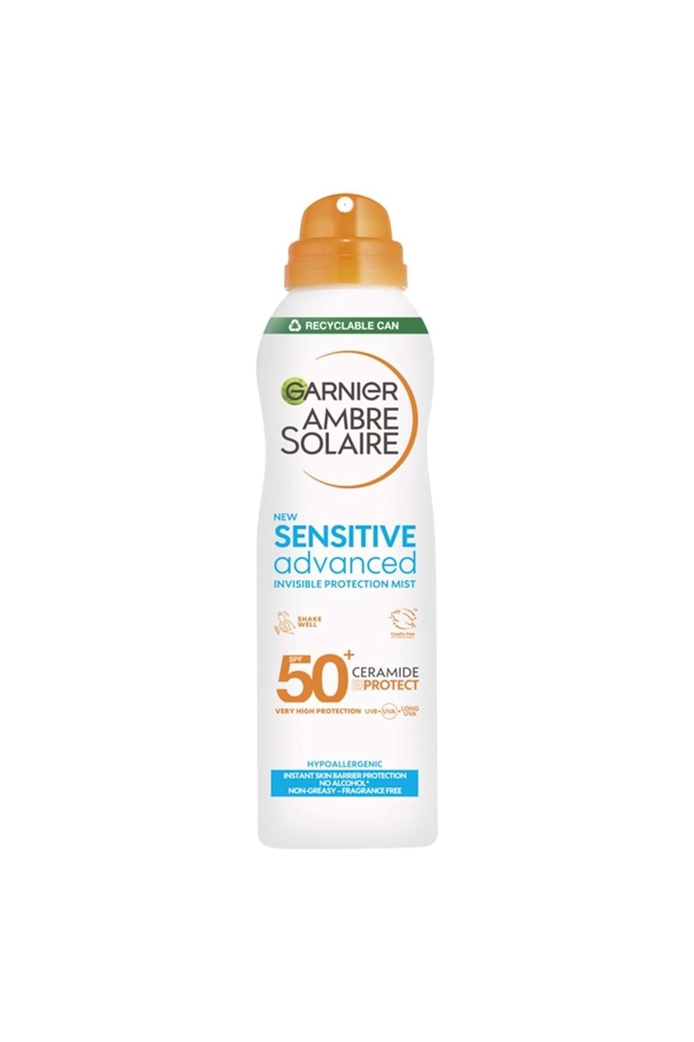 Garnier Ambre Solaire Sensitive Advanced 150 ml. Mist Spf50 Yetişkin Atomizer Sprey