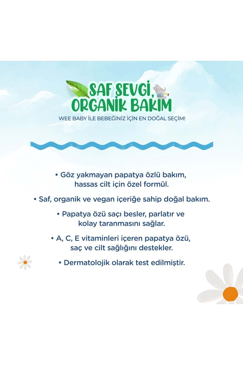 Wee Baby Organik Sertifikalı Pişik Kremi 75 ML