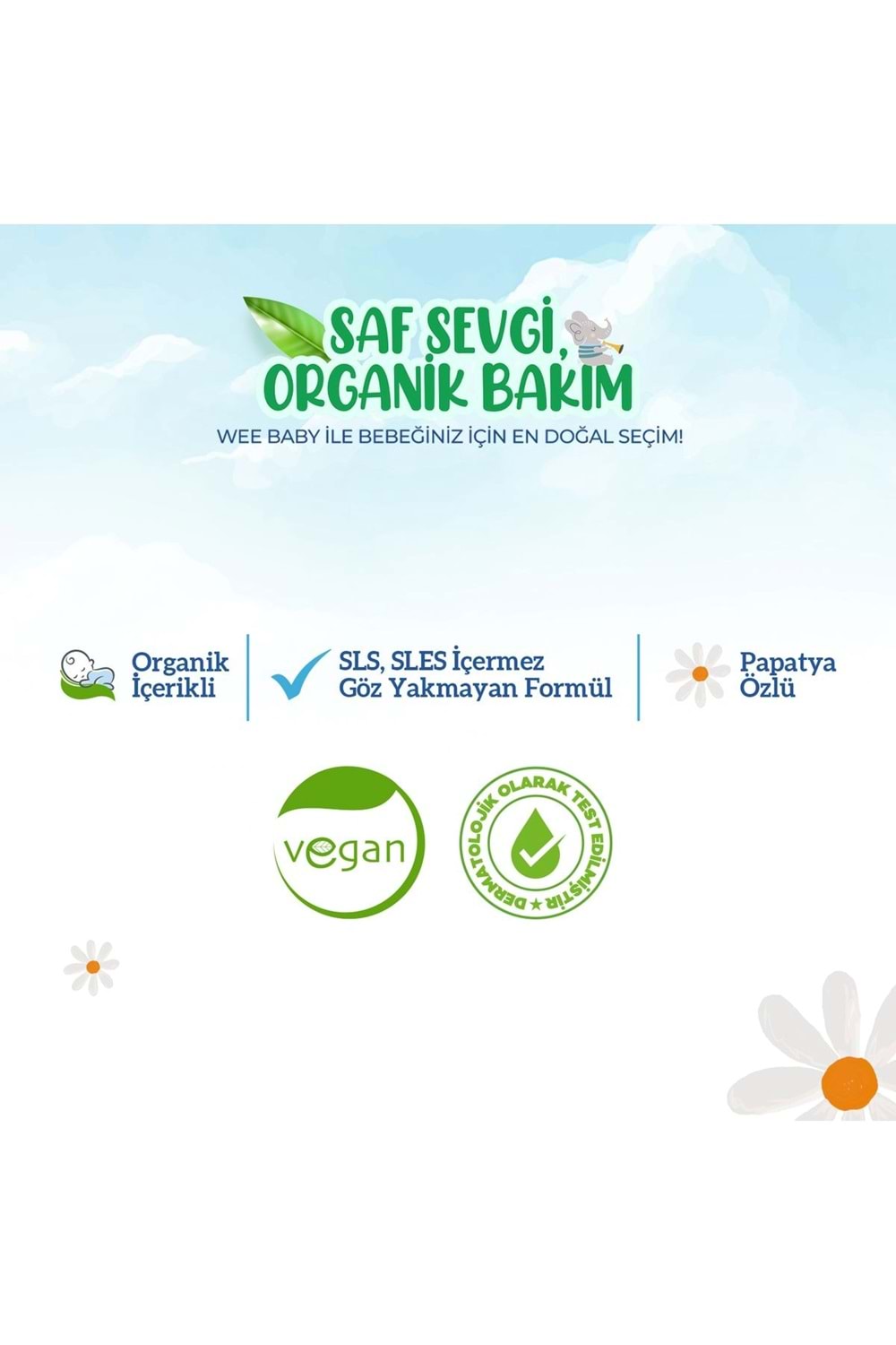 Wee Baby Organik Çatlak Önleyici Krem 150 ml
