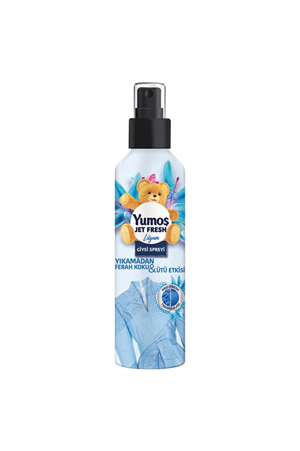 Yumoş Jet Fresh Giysi Spreyi Lilyum 200 ml