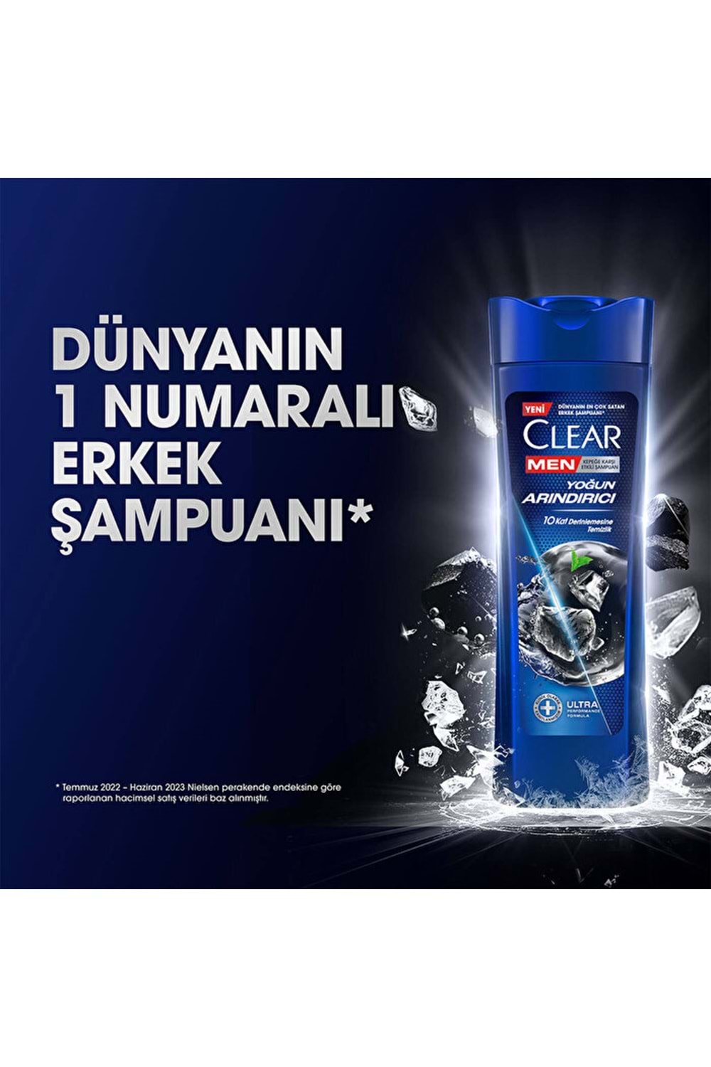 Clear Men Şampuan Yoğun Arındırıcı Kömür Kepeğe Karşı Etkili 350 ml