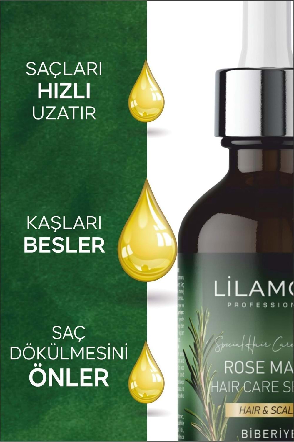 Lilamor Biberiye Yağı Saç Bakım Serumu