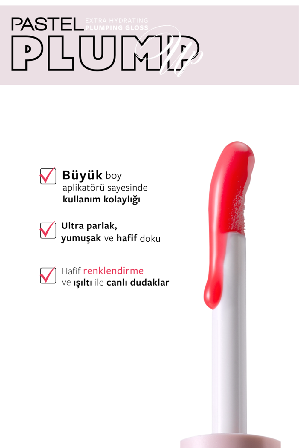 Pastel Plump Up Dolgunlaştıran Dudak Parlatıcısı 204 Spicy Sweet & Lip To Cheek Tint Carmen5.3 ml - 9.6 ml