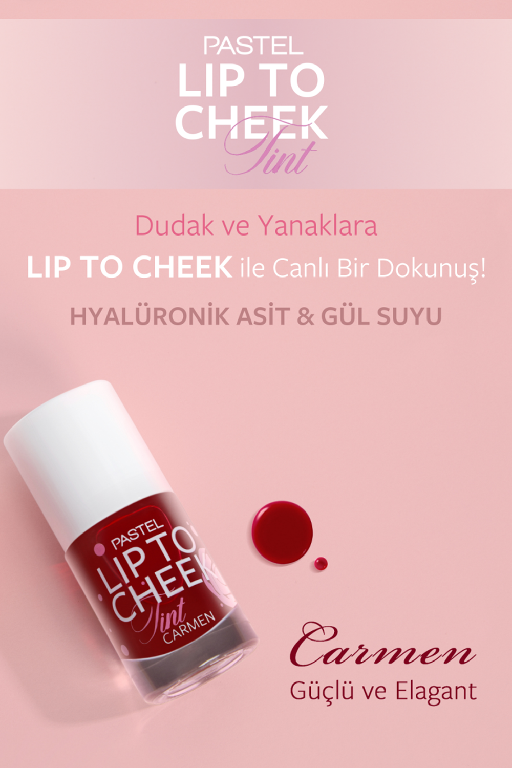 Pastel Plump Up Dolgunlaştıran Dudak Parlatıcısı 207 Mariposa & Lip To Cheek Tint Carmen5.3 ml - 9.6 ml