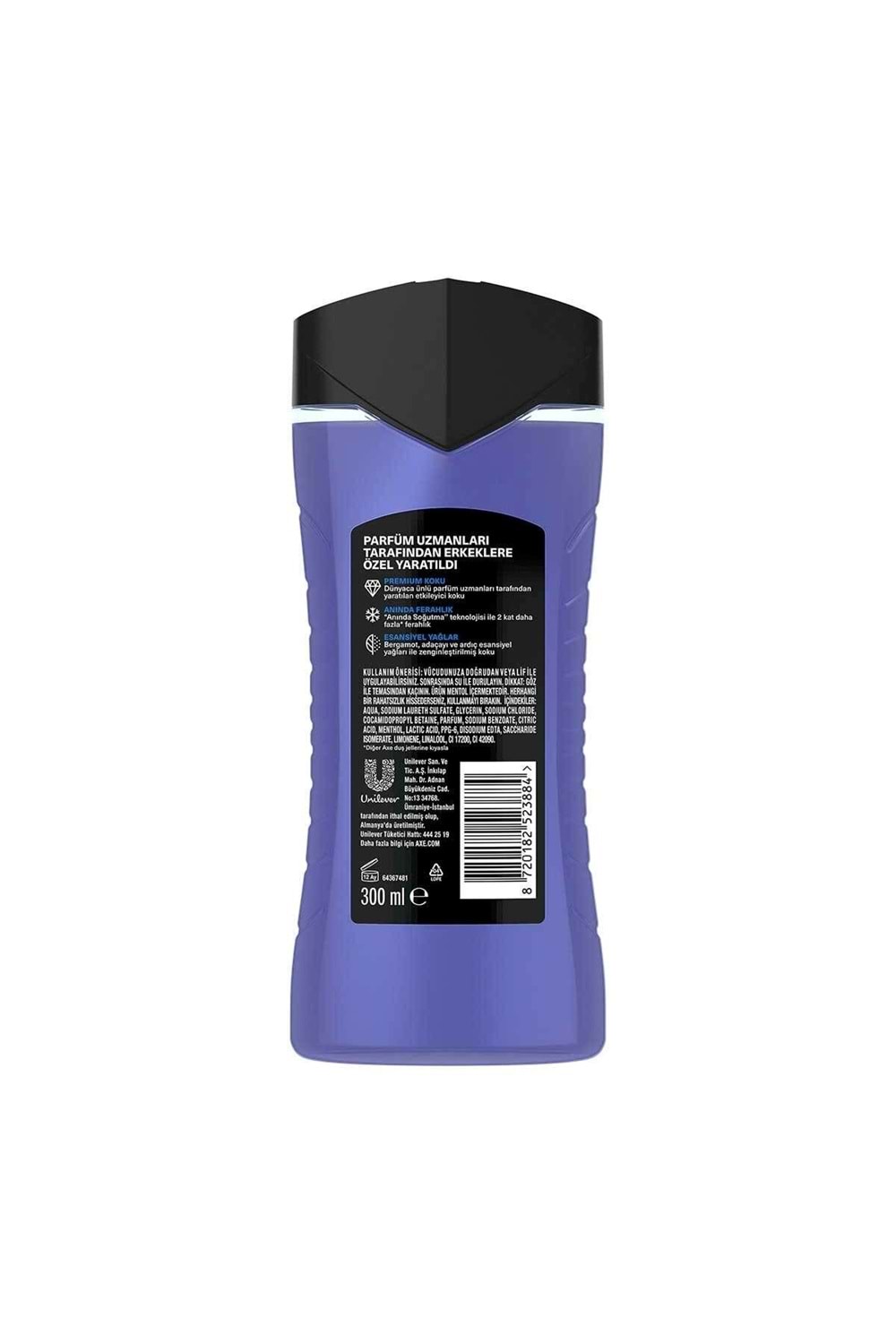 Axe Premium Collection Duş Jeli Blue Lavender 3 in 1 Vücut Saç Yüz 300 ml