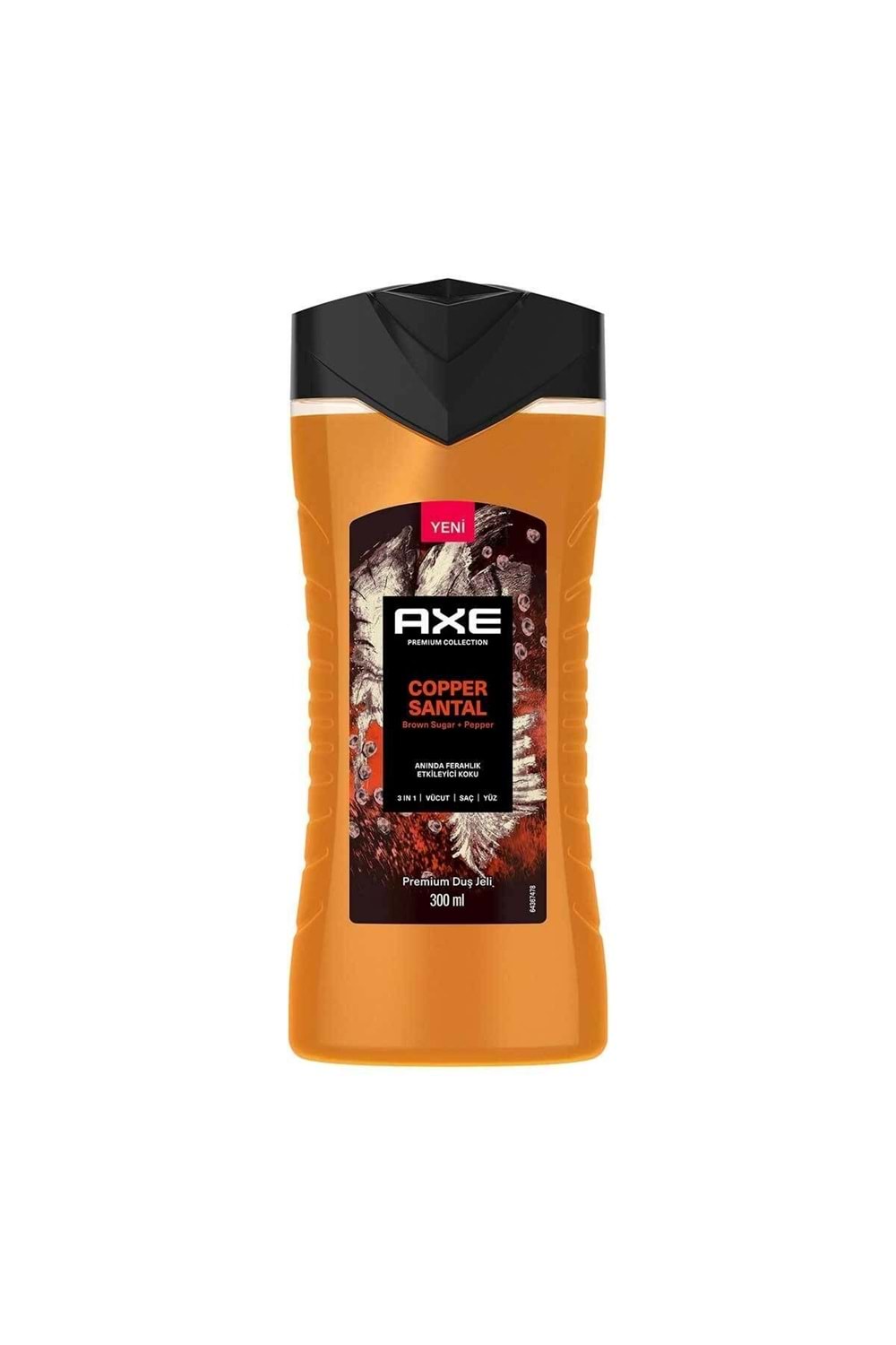 Axe Premium Collection Duş Jeli Copper Santal 3 in 1 Vücut Saç Yüz 300 ml