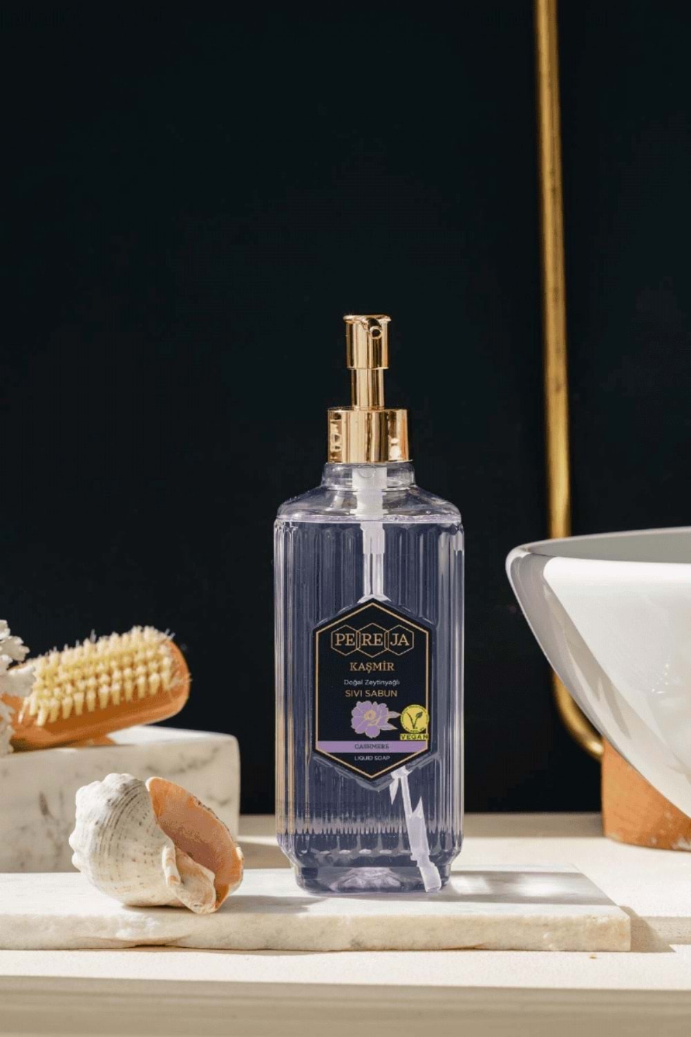 Pereja Cashmere Kasmir Doğal Zeytinyağlı Sıvı Sabun 500 ml.