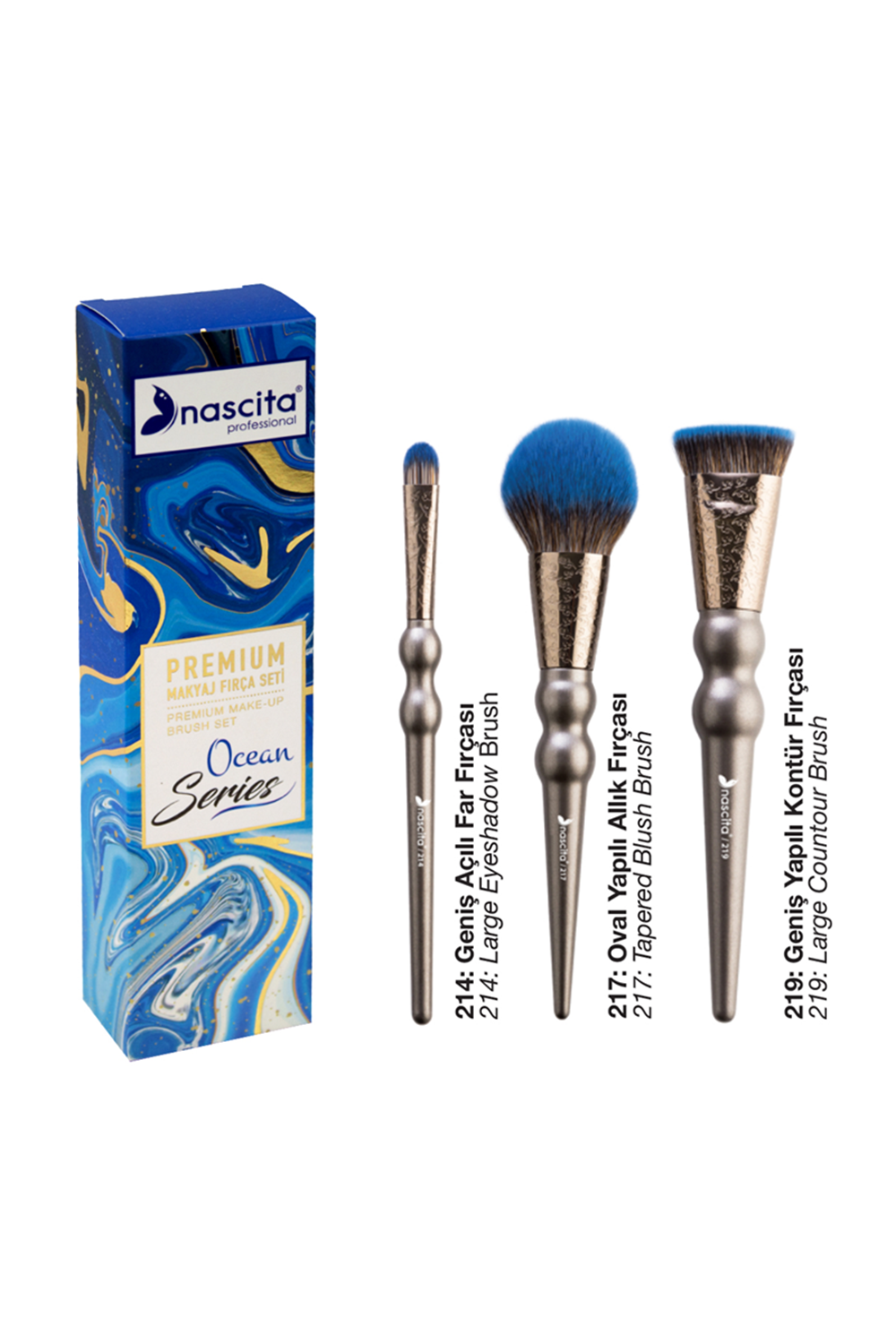 Nascita Ocean Serisi Makyaj Fırça Set 2