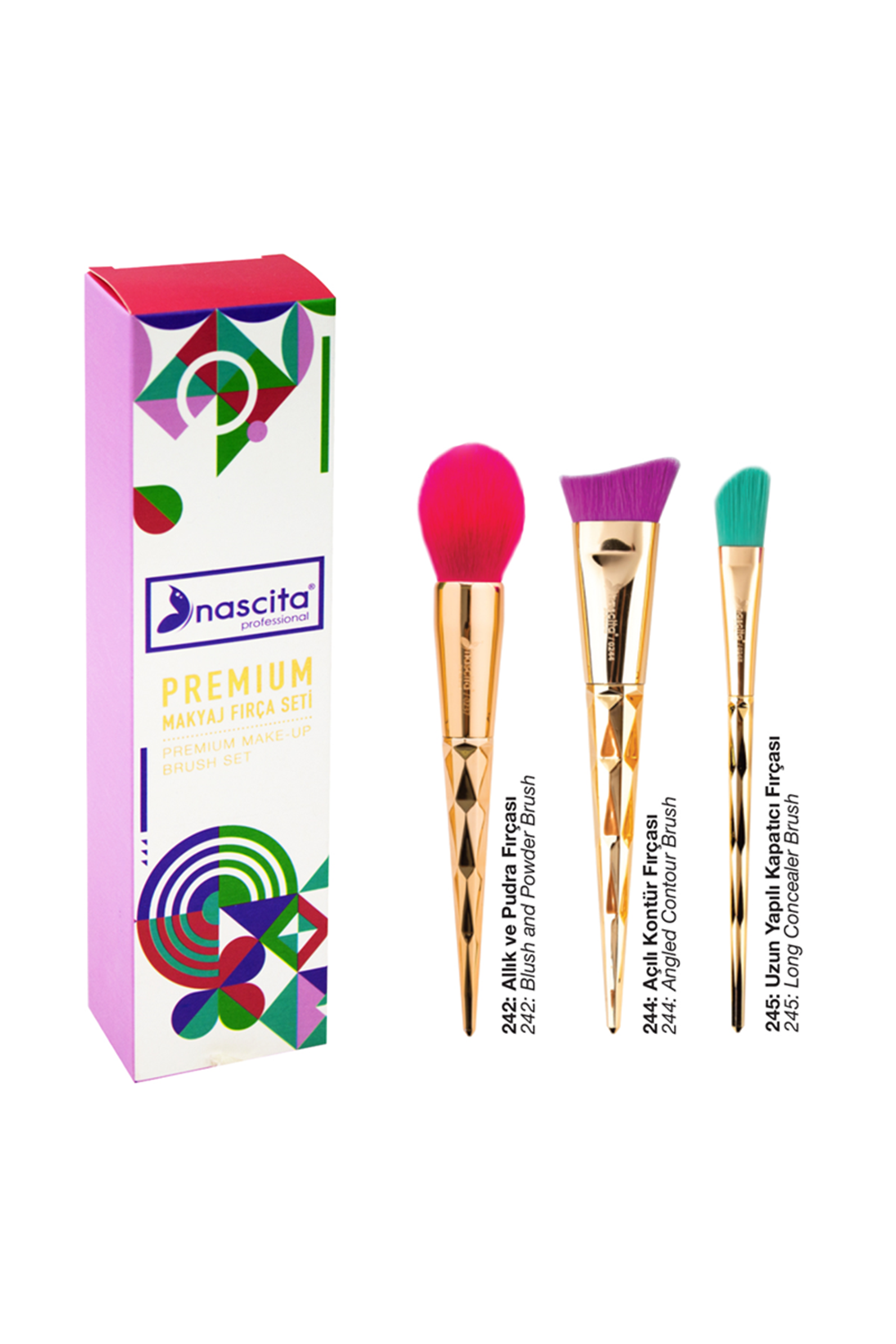 Nascita Stiletto Serisi Makyaj Fırça Set 1