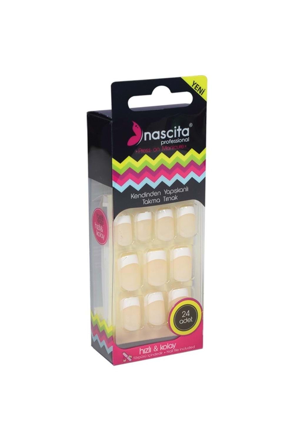 Nascita 24'lü French Mat Takma Tırnak -07