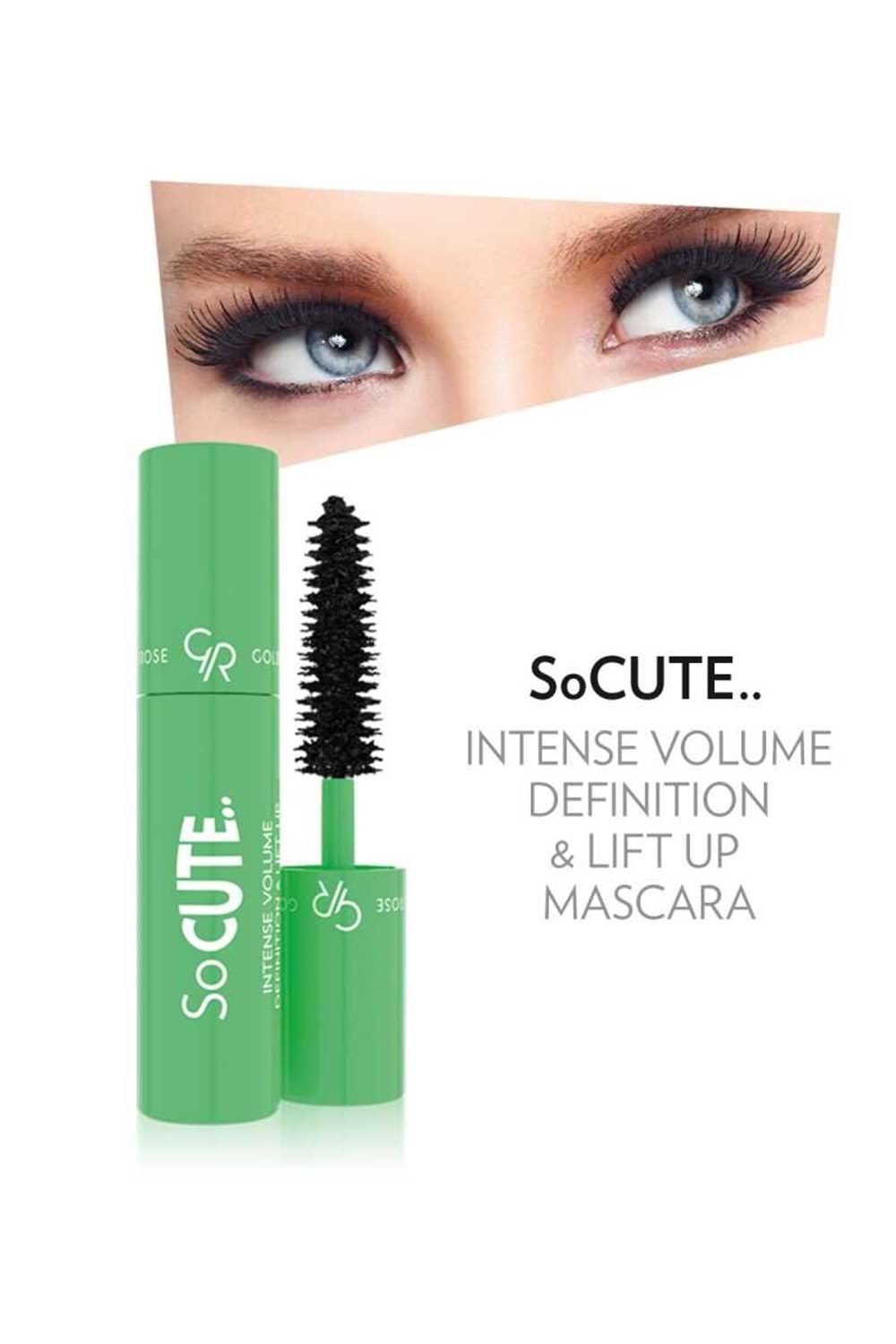 Golden Rose So Cute intense Volume Definition&Lift Up Mascara - Black - Mini Maskara