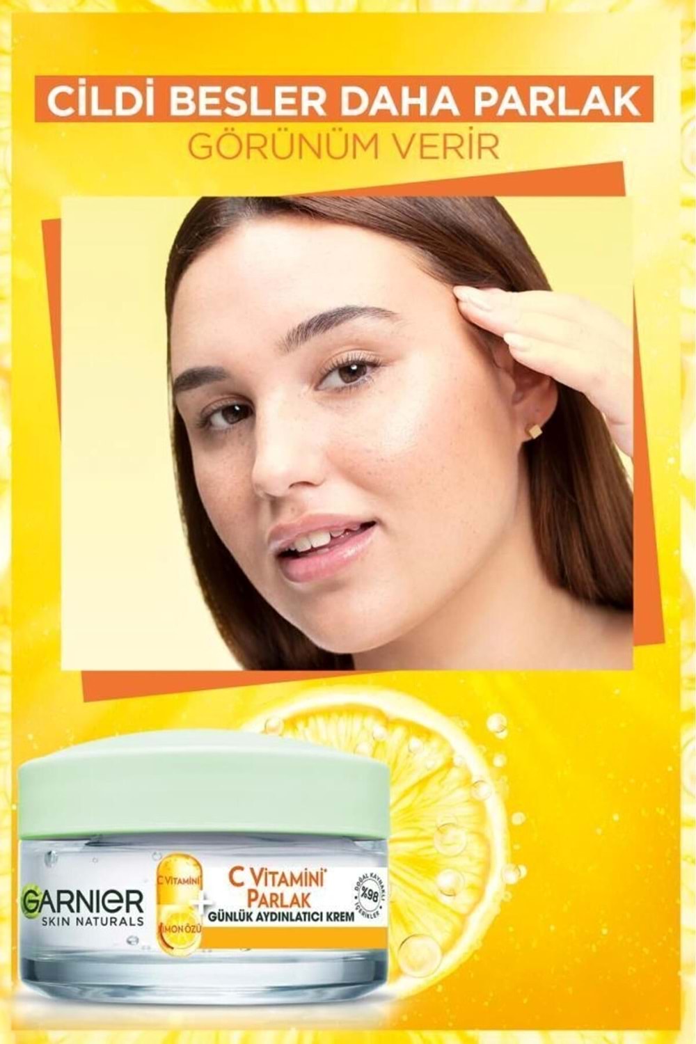Garnier C Vitamini Parlak Günlük Aydınlatıcı Krem 50ML