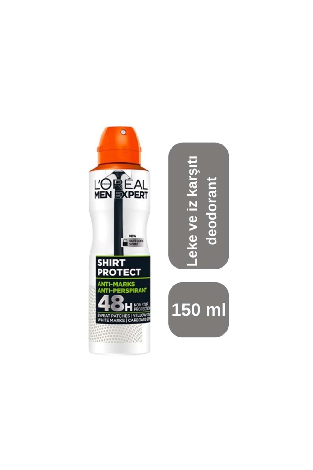Loreal Paris Men Expert Shirt Protect Deodorant Sprey 150 m