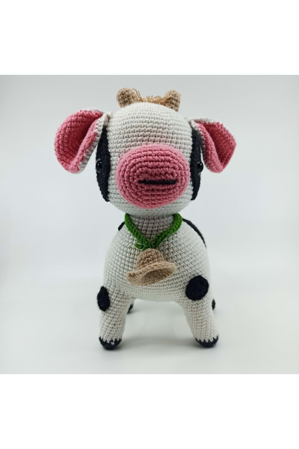 Artvin Amigurumi Organik Örgü Oyuncak Sevimli Buzağı
