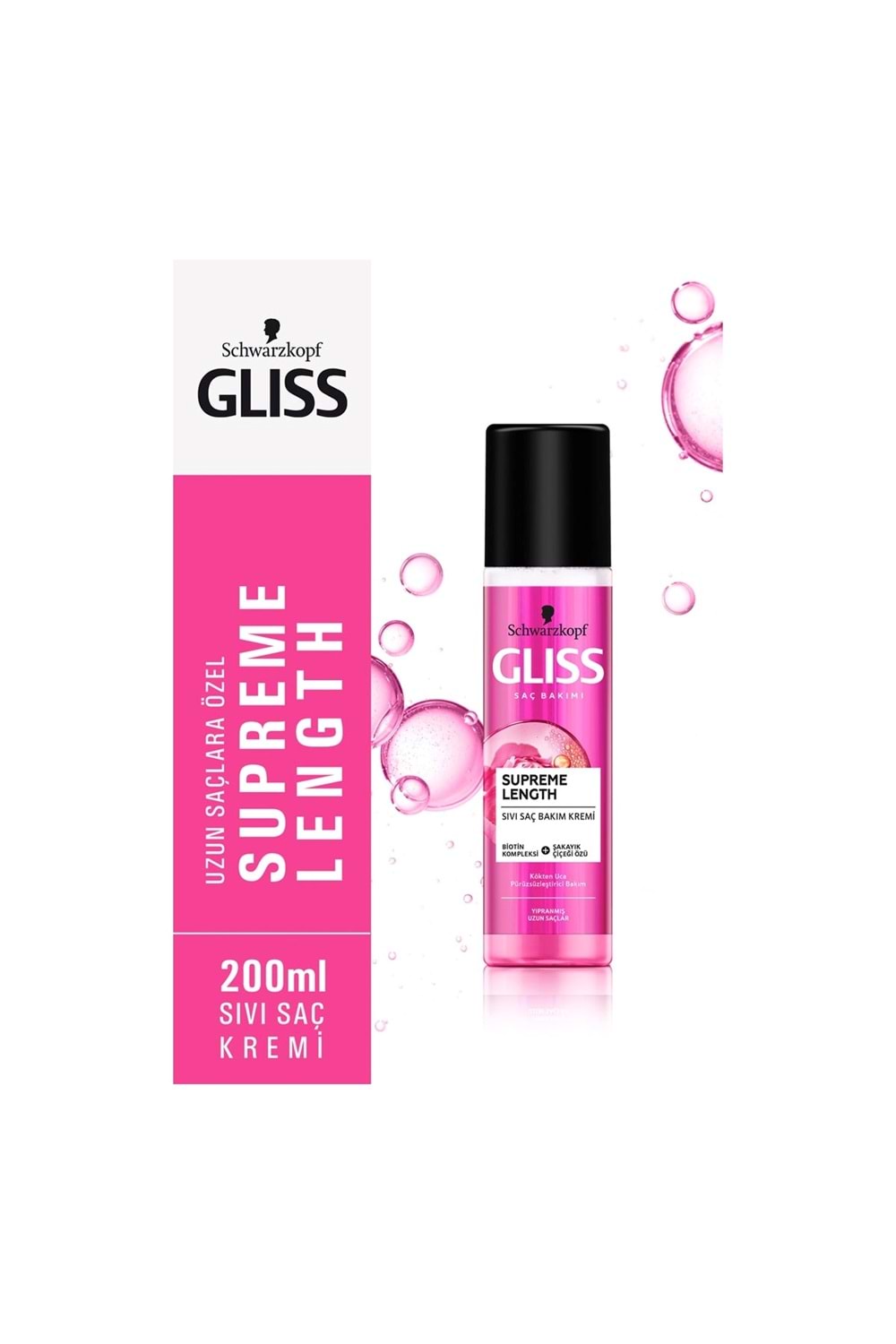 Gliss Supreme Lenght Sıvı Saç Kremi 200 ml Supreme Lenght Sıvı Saç Kremi 200 ml