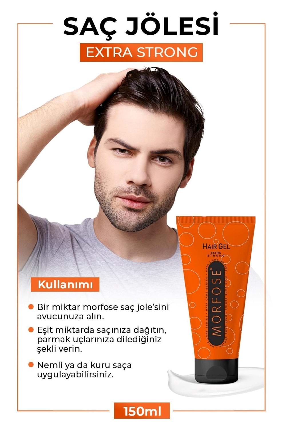 Morfose Extra Strong Saç Jölesi 150 ml - Hızlı Tutuş