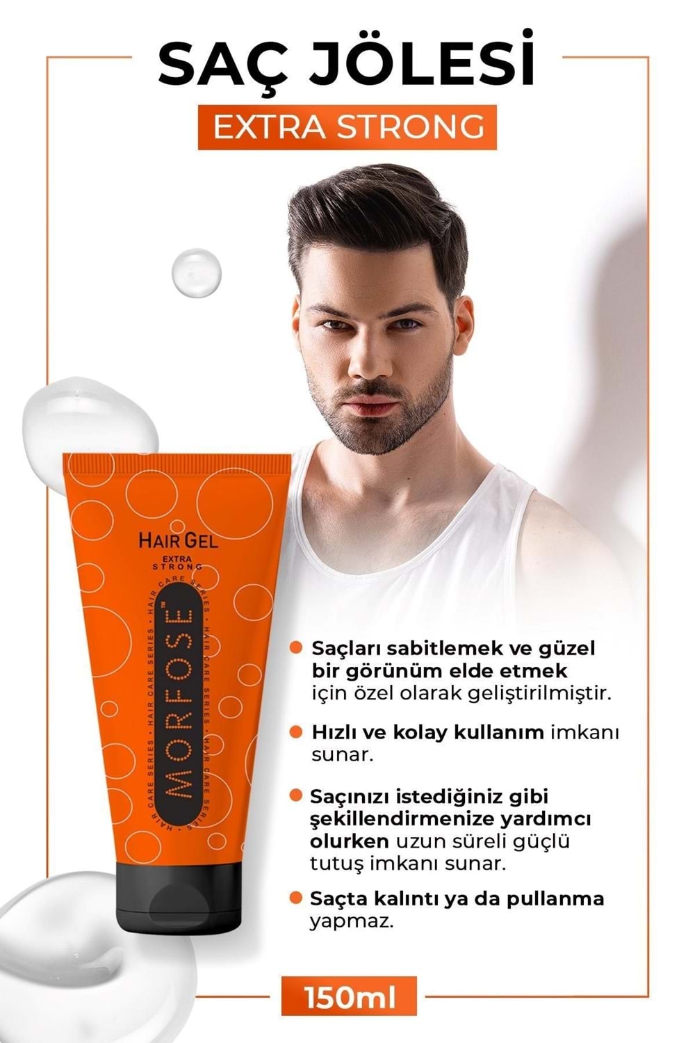 Morfose Extra Strong Saç Jölesi 150 ml - Hızlı Tutuş