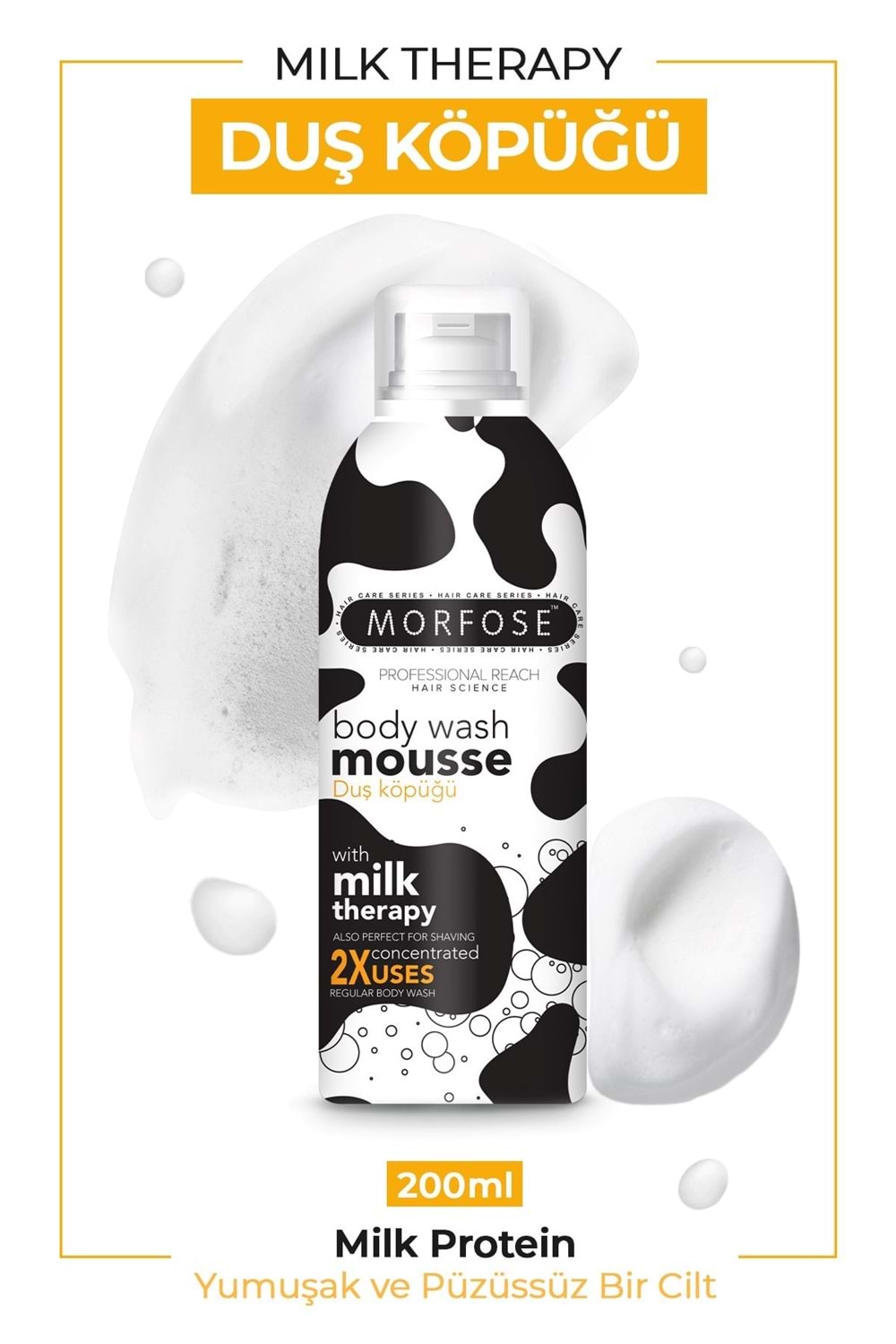 Morfose Milk Therapy Vücut Duş Köpüğü 200 ml