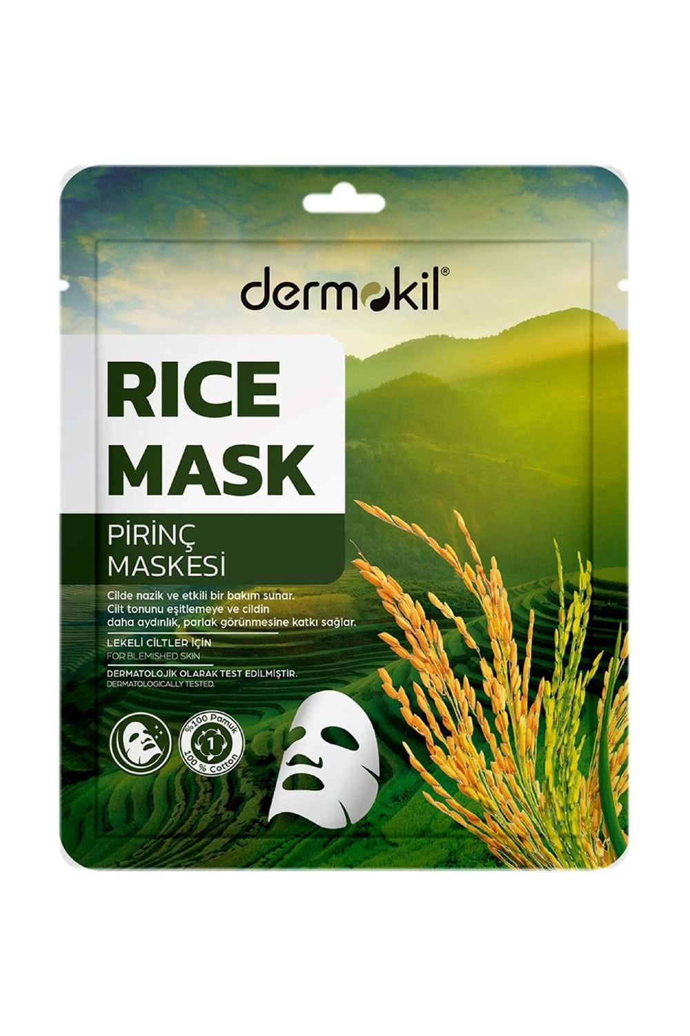 Dermokil Rice Mask Pirinç Maskesi 20 gr.