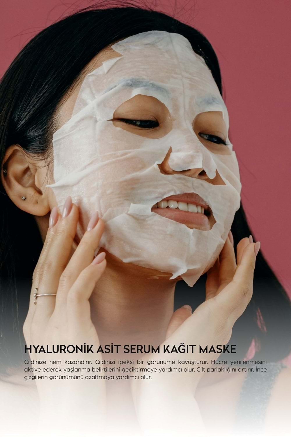 Dermokil Hyaluronik Asit Serum Kağıt Maske 28 gr.