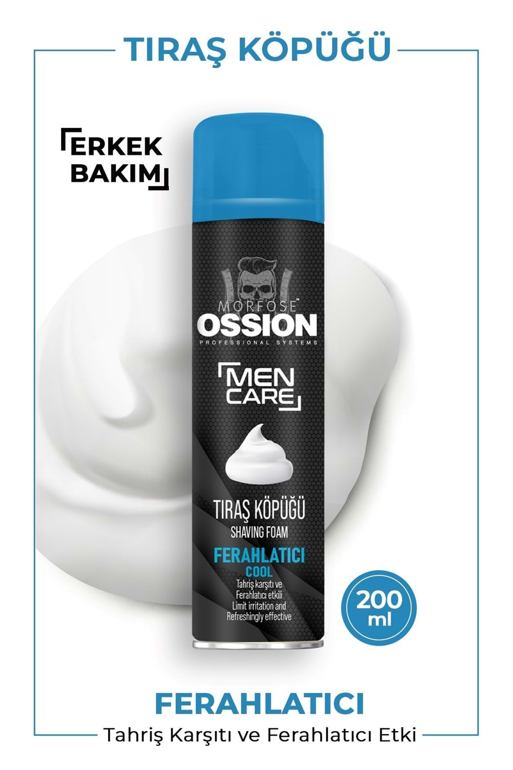 Morfose Ossion Ferahlatıcı Tıraş Köpüğü 200 ml