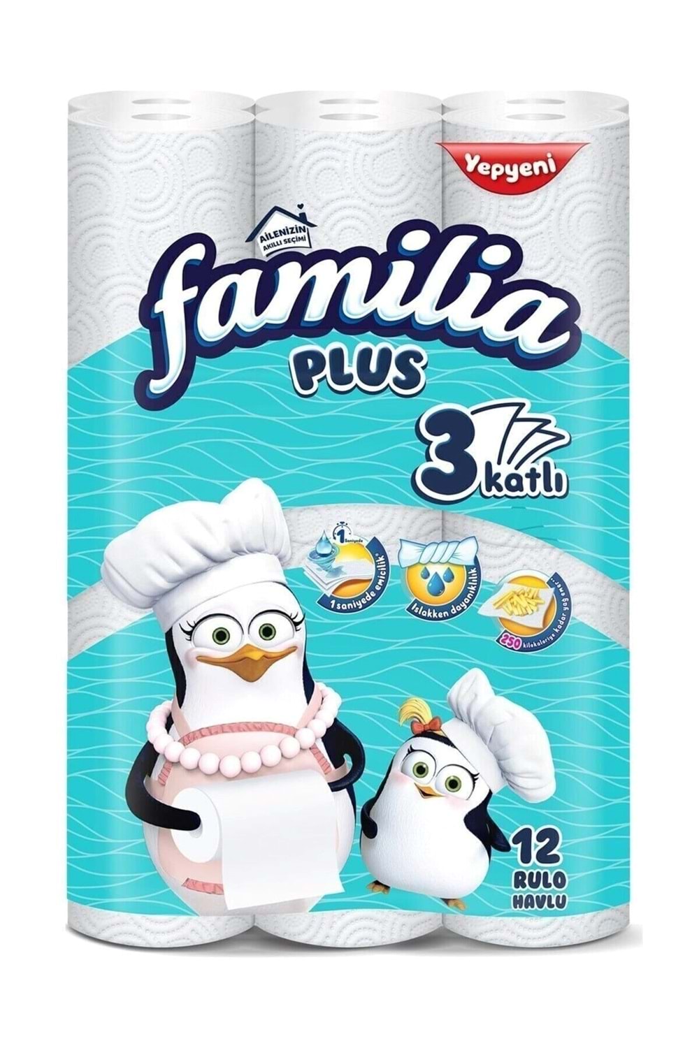 Familia Kağıt Havlu Plus 12'li 3 Katlı
