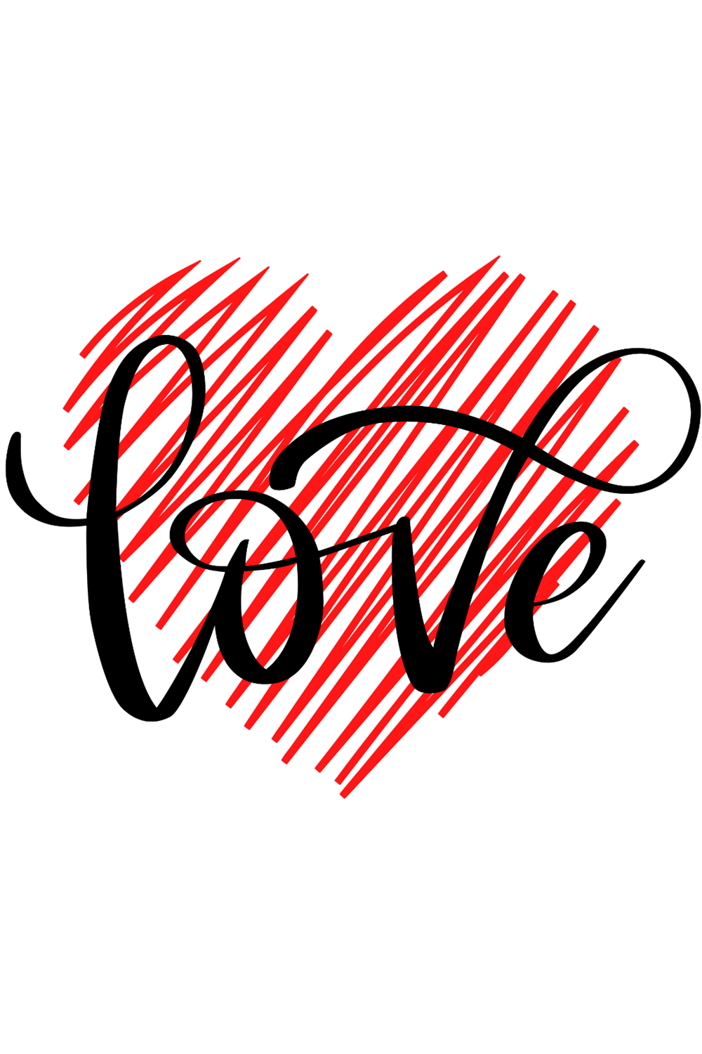 Win Ovro Premium Ultra Beyaz Porselen Kupa Bardak Çift Yönlü Baskılı - Love Kalp Aşk Kırmızı