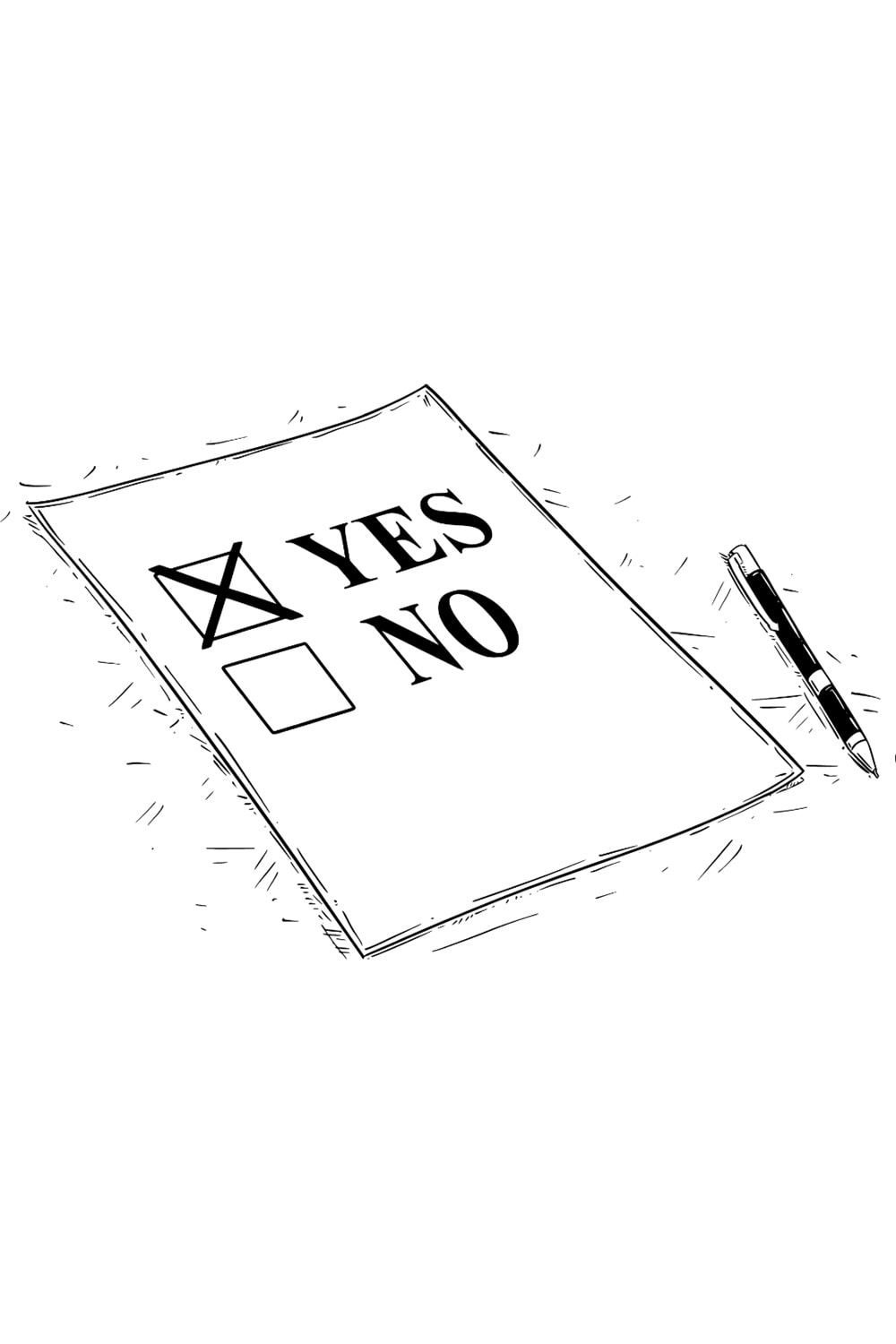 Win Ovro Premium Beyaz Porselen Hediye Kupa Bardak Çift Yönlü Baskı - Çizgiyle Anlat Çöp Adam Yes