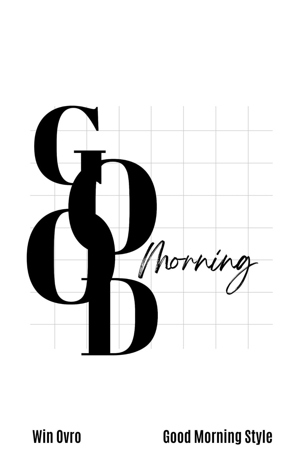 Win Ovro Premium Beyaz Porselen Hediye Kupa Bardak Çift Yön Baskı - Good Morning Style