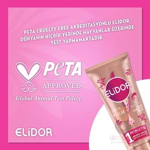 Elidor 1 Minute Onarıcı Süper Saç Bakım Kremi Güçlü ve Parlak 170 ml