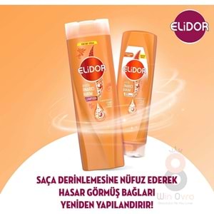 Elidor Superblend Saç Bakım Şampuanı Anında Onarıcı Bakım C Vitamini Keratin Seramid 400 ml