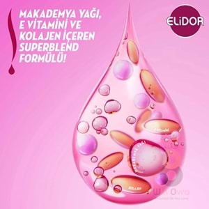 Elidor Superblend 2'si 1 Arada Şampuan ve Saç Bakım Kremi Güçlü ve Parlak E Vitamini Makademya Yağı 400 ml Elidor Superblend 2'si 1 Arada Şampuan ve Saç Bakım Kremi Güçlü ve Parlak E Vitamini Makademya Yağı 400 ml