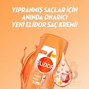 Elidor Superblend Serum Saç Bakım Kremi Anında Onarıcı Bakım C Vitamini Keratin & Seramid 350 ml