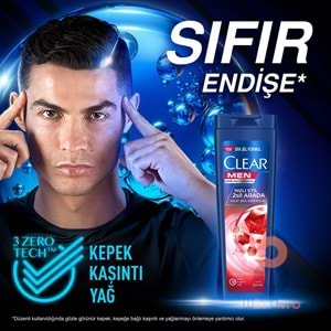 Clear Men Kepeğe Karşı Etkili Şampuan Hızlı Stil 2'si 1 Arada Kolay Şekil Alan Saçlar 350 ml