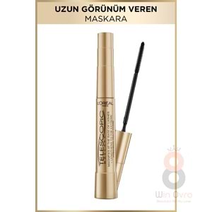 Loreal Paris Maskara Telescopic Gold Black Siyah