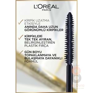 Loreal Paris Maskara Telescopic Gold Black Siyah