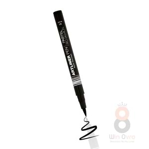 Pastel Artliner Pen - Artliner Kalem 01 Black