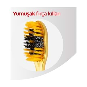 Colgate 360 Charcoal Gold Yumuşak Diş Fırçası