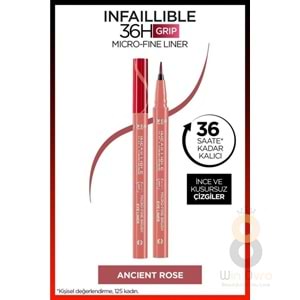Loreal Paris Infaillible 36H Grip Micro Fine Eyeliner 03 Ancient Rose