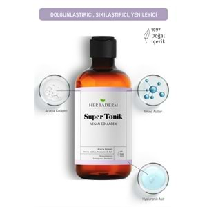 Herbaderm Vegan Collagen Dolgunlaştırıcı Super Tonik