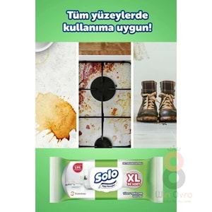 Solo Tüm Yüzeyler Islak Temizleme Havlusu Xl 80 Yaprak