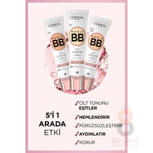 Loreal Paris Renkli Nemlendirici Magic BB Krem 02 Light