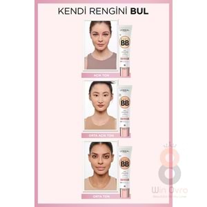 Loreal Paris Magic BB Renkli Nemlendirici Krem - Medium Light