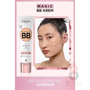 Loreal Paris Magic BB Renkli Nemlendirici Krem - Medium Light