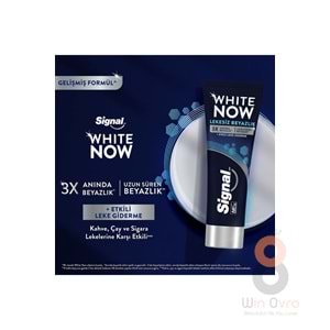 Signal White Now Leke Karşıtı Kahve Ve Sigara Içenler Için Beyazlatıcı Diş Macunu 75 ml