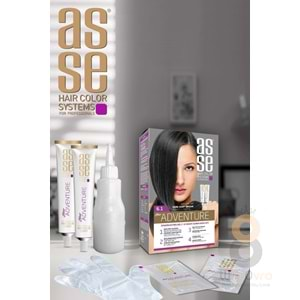 Asse 6.1 Koyu Küllü Kumral 50+50ml Set Boya